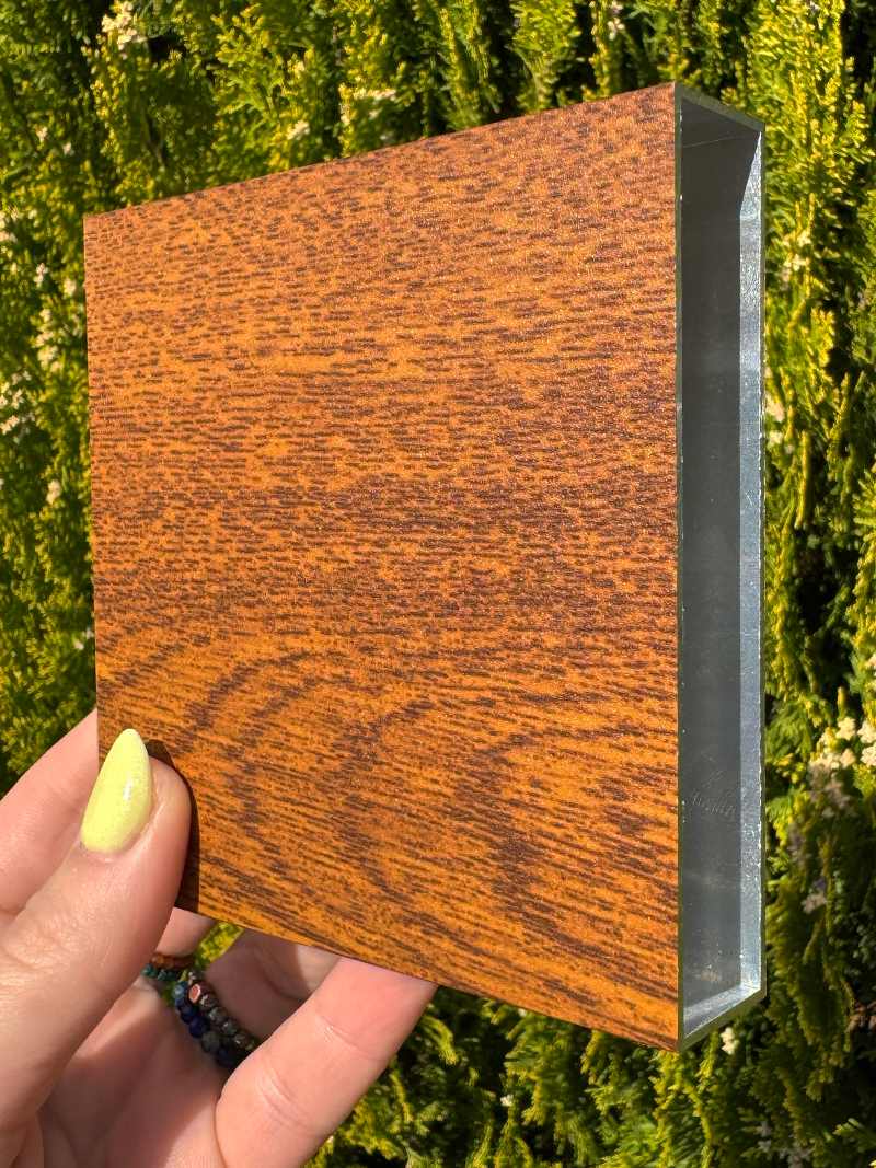 hliníková lamela drevodekor SOLANSA (zlatý dub)